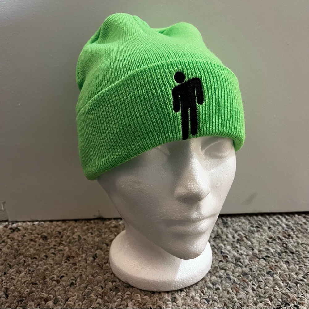Billie Eilish | Neon Green Beanie Hat